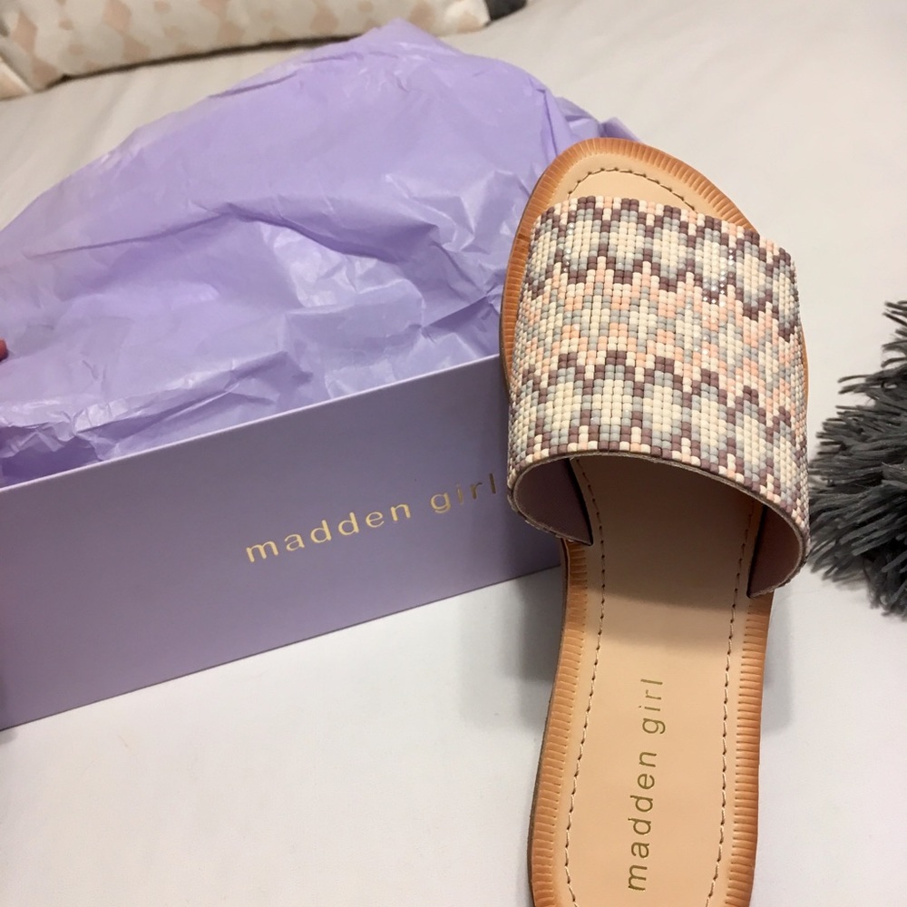 Madden girl slip on sandals